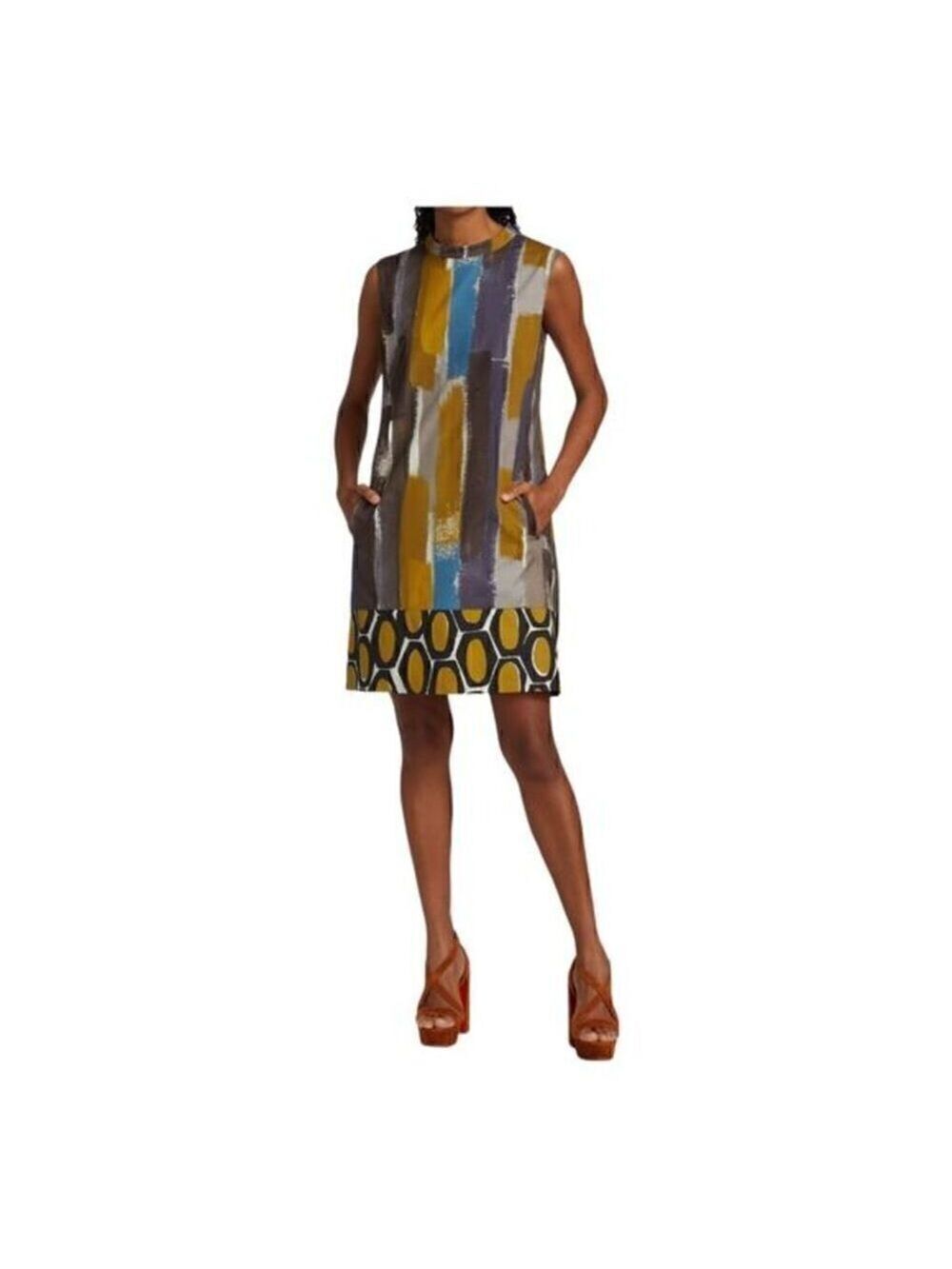 MAX Mara Painterly Sleeveless Reversible Minidress  Size 4 NWT current season